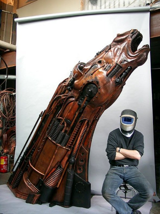 Illustration for article titled Pierre Matter's Steampunk Sculptures Belong in Batman's Art Gallery